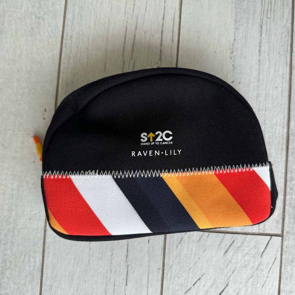 Raven + Lily Bold Striped Pouch